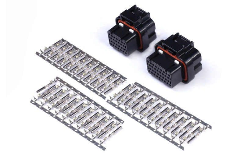 Haltech AMP 26 & 34 Pin 4 Row 3 Keyway Superseal Connector Set Plug & Pins - eliteracefab.com