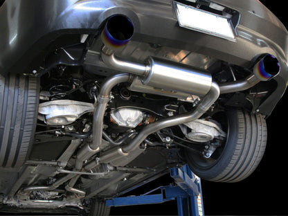 aFe Takeda 2-1/2in 304SS Cat-Back Exhaust Infiniti G37 08-13/Q60 14-15 V6-3.7 w/ Blue Flame Tips aFe