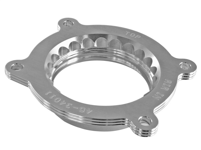 aFe Silver Bullet Throttle Body Spacer 14 Chevrolet Corvette V8 6.2L - eliteracefab.com