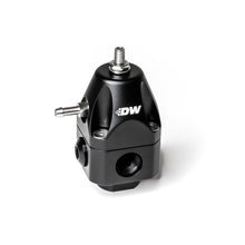 Load image into Gallery viewer, DeatschWerks DWR1000c Adjustable Fuel Pressure Regulator Dual 6AN Inlet and 6AN Outlet - Black - eliteracefab.com