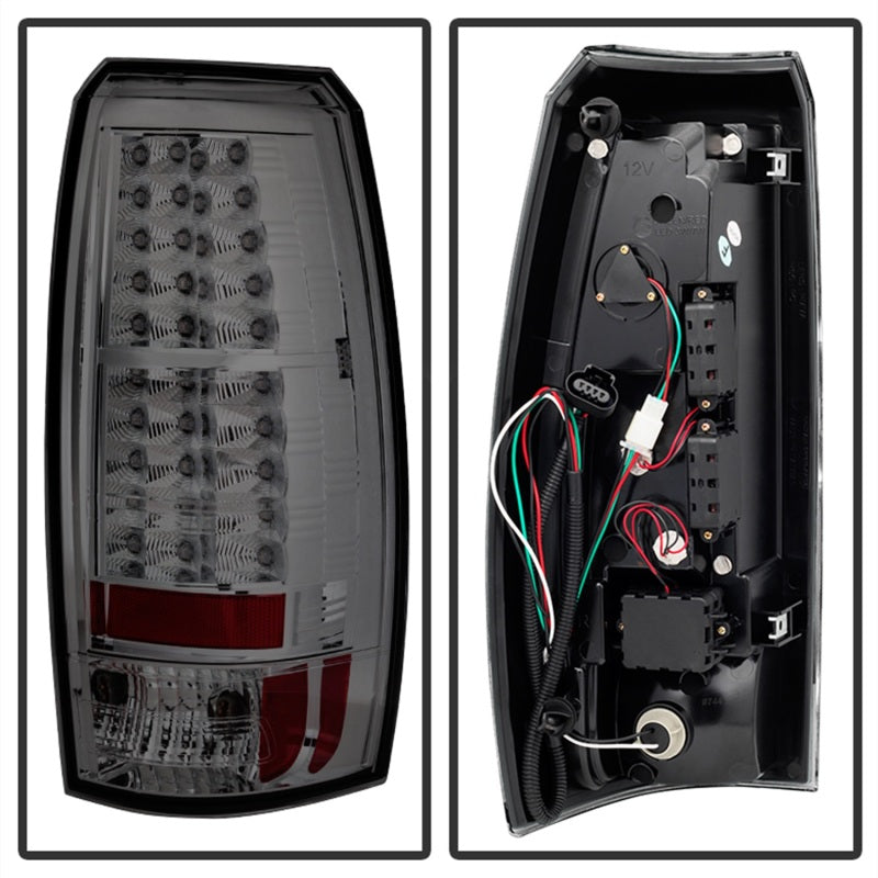 Spyder Chevy Avalanche 07-13 LED Tail Lights Smoke ALT-YD-CAV07-LED-SM - eliteracefab.com