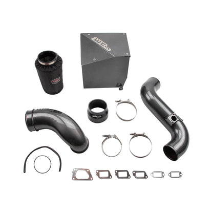 Wehrli 11-16 Chevrolet 6.6L Duramax LML 4in Intake Kit Stage 2 - Gloss Black - WCF100304-GB