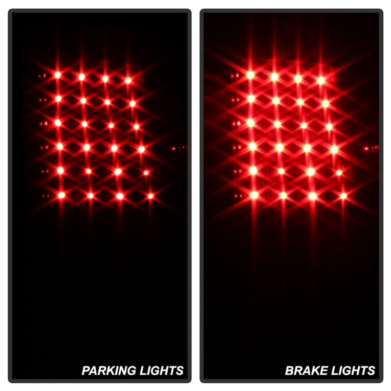 Xtune Toyota Tundra 07-13 LED Tail Lights Black ALT-ON-TTU07-LED-BK - eliteracefab.com