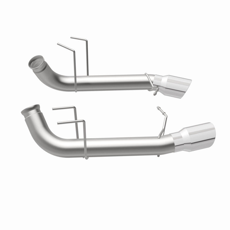 MagnaFlow 13 Ford Mustang Dual Split Rear Exit Stainless Axle-Back Cat Back Exhaust (Competition) Magnaflow