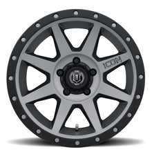 Load image into Gallery viewer, ICON Rebound 17x8.5 5x5.5 0mm Offset 4.75in BS 77.9mm Bore Titanium Wheel - eliteracefab.com