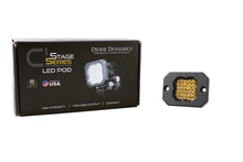 Load image into Gallery viewer, Diode Dynamics Stage Series C1 LED Pod Pro - Yellow Flood Flush ABL Each