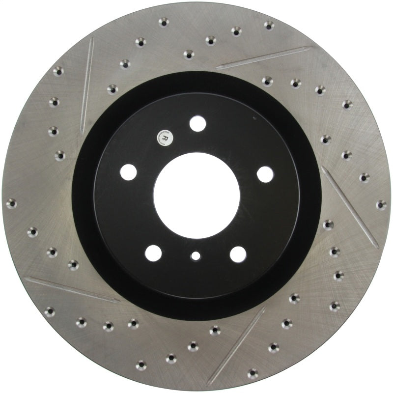 StopTech Slotted & Drilled Sport Brake Rotor - eliteracefab.com