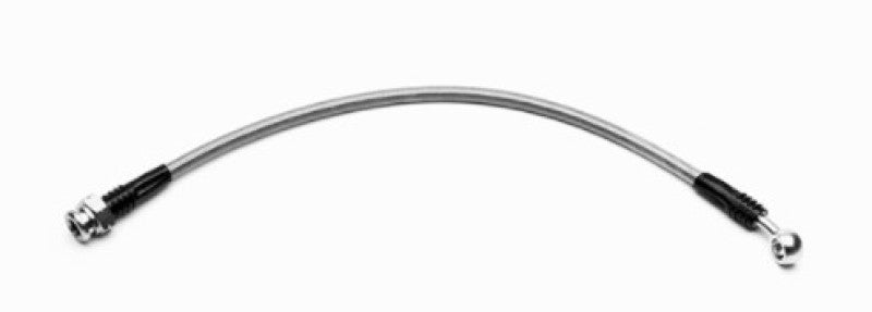Wilwood 15in OAL Flexline -3 Hose to 45 Deg. Block M10 x 1.00 Bubble Flare Wilwood