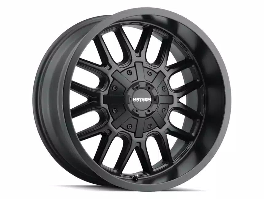 Mayhem 8107 Cogent 18x9 / 6x135 BP / 0mm Offset / 106mm Hub Matte Black Wheel Mayhem