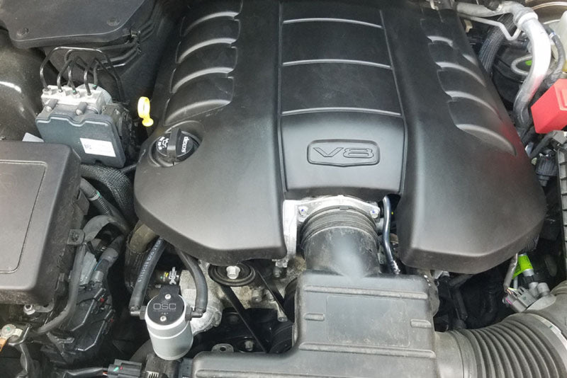 J&L 16-17 Chevrolet SS 6.2L Passenger Side Oil Separator 3.0 - Clear Anodized J&L