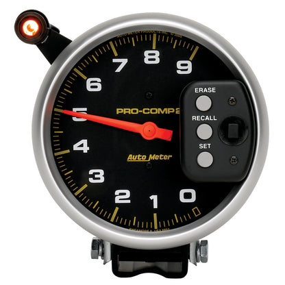 AutoMeter Gauge Tach 5in. 9K RPM Pedestal W/ Quick Lite & Peak Memory Pro-Comp 6851