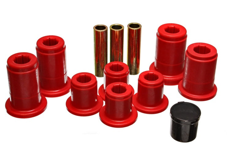 Energy Suspension Frt Control Arm Bushing Set - Red - eliteracefab.com