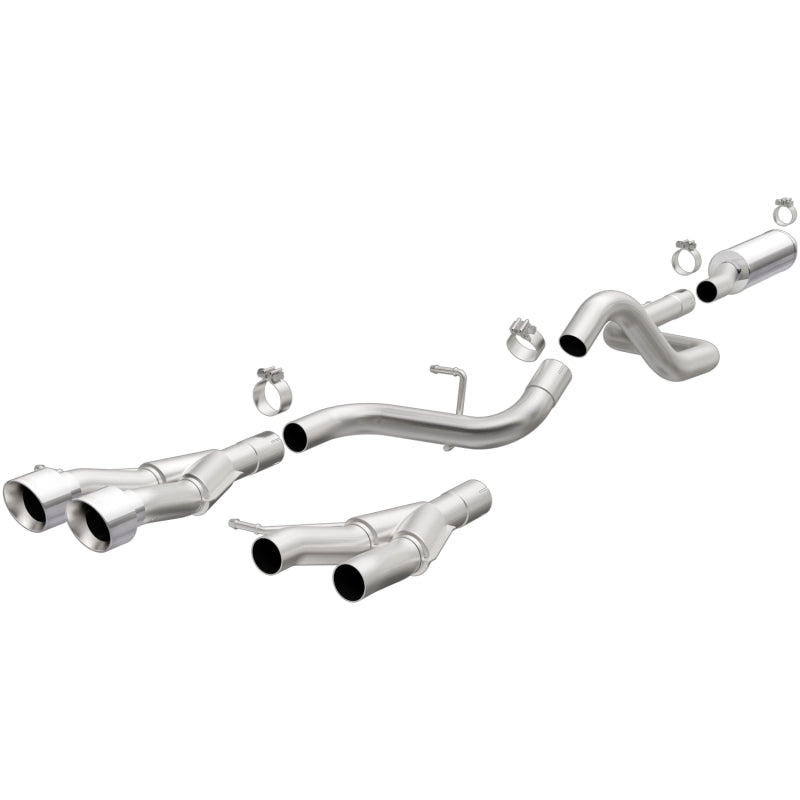 MagnaFlow Cat-Back 2013-2017 Hyundai Veloster L4 Turbo 2.25in SS Street Series 4in Polished Tips Magnaflow