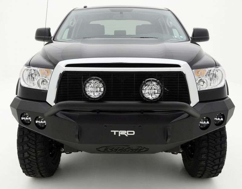 Road Armor 07-13 Toyota Tundra Stealth Front Winch Bumper w/Pre-Runner Guard - Tex Blk Road Armor