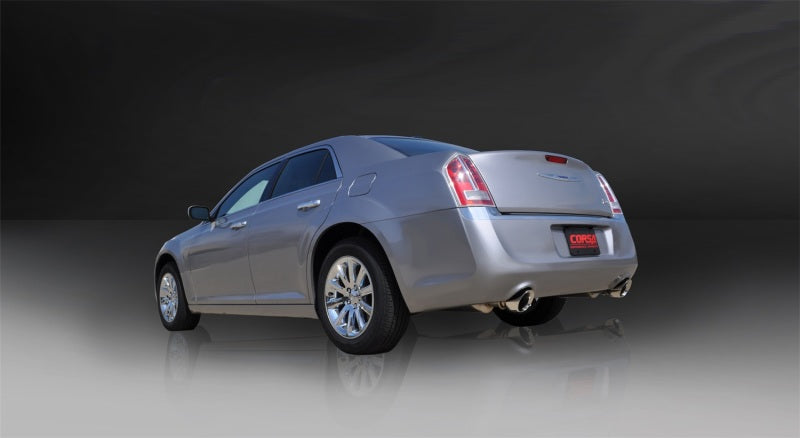 Corsa 11-13 Chrysler 300 R/T 5.7L V8 Polished Sport Cat-Back Exhaust CORSA Performance