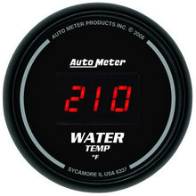 Load image into Gallery viewer, Autometer Black 0-300 F Digital Water Temp Gauge.