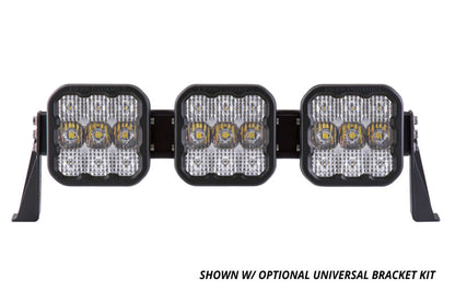 Diode Dynamics SS5 18.5in 3-Pod Yellow Combo Light Bar Pro - DD7239