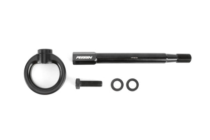 Perrin 08-14 Subaru WRX/STI Tow Hook Kit (Front) - Flat Black - eliteracefab.com