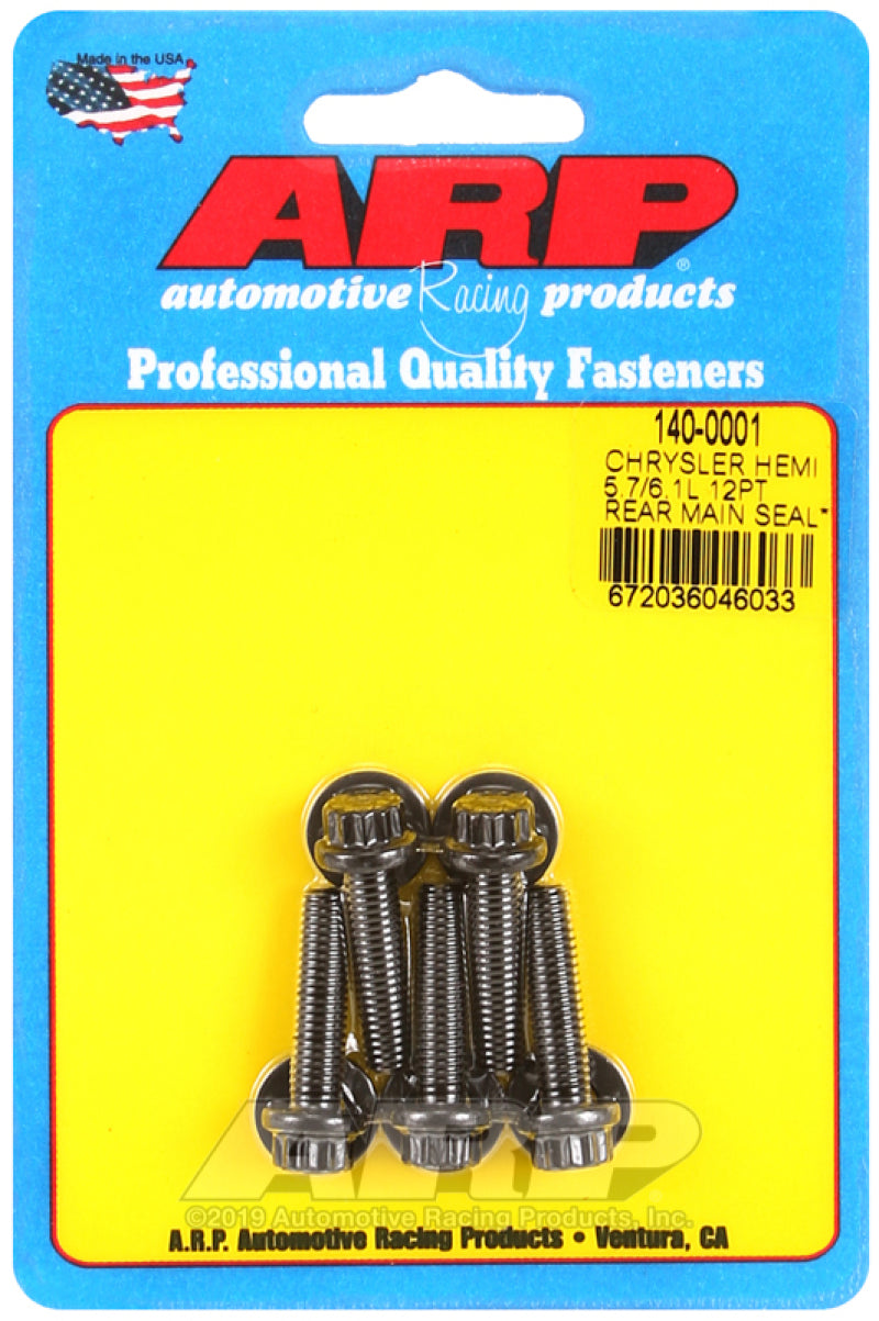 ARP Chrysler Hemi 5.7/6.1L 12pt Rear Main Seal Plate Bolt Kit ARP