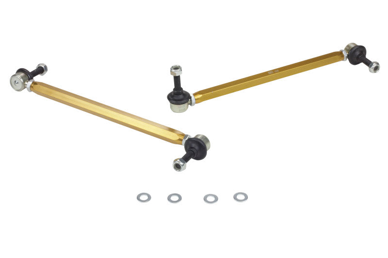 Whiteline 02-06 R53 & 06+ R56 Mini Cooper S Front Swaybar link kit-adjustable ball end links - eliteracefab.com