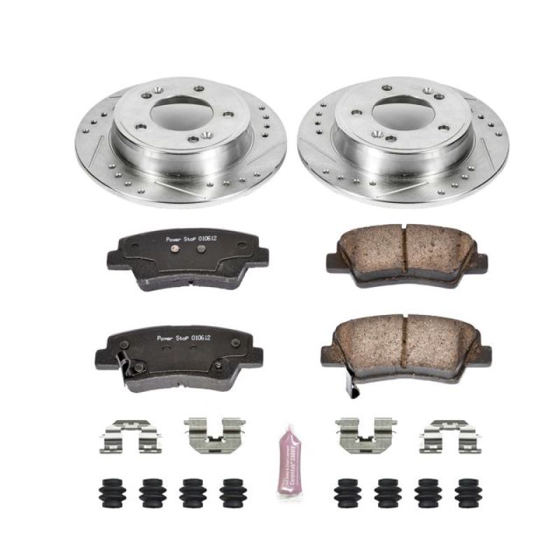 Power Stop 11-19 Hyundai Elantra Rear Z23 Evolution Sport Brake Kit - eliteracefab.com