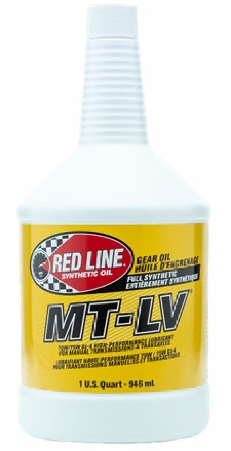 Red Line MTLV Synthetic Gear Oil 70W75 GL-4 1 Quart 50604 - eliteracefab.com