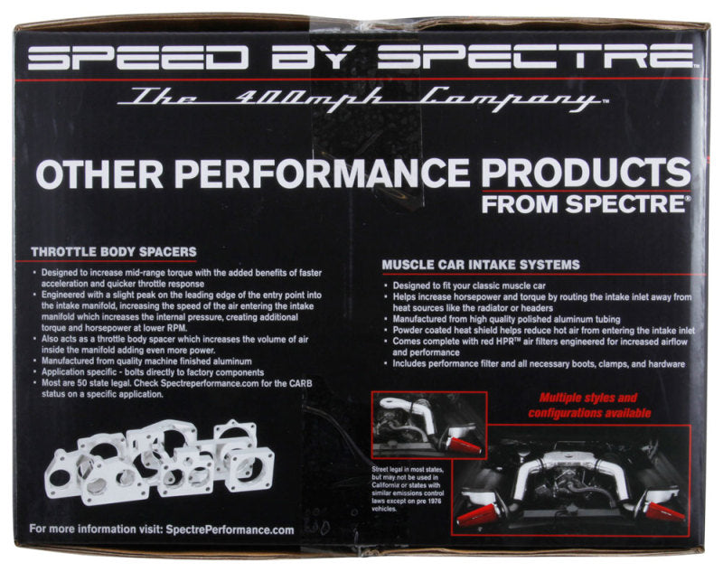 Spectre 06-11 Honda Civic L4-1.8L F/I Air Intake Kit - eliteracefab.com