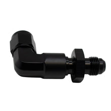 Load image into Gallery viewer, DeatschWerks 6AN O-Ring Male to 6AN Male Flare Bulkhead Include Nut - Anodized Matte Black