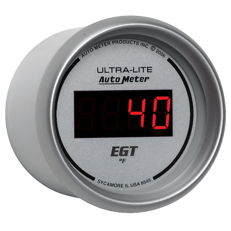 Autometer Ultra-Lite 52MM 0-2000 Degree Digital Pyrometer 6545