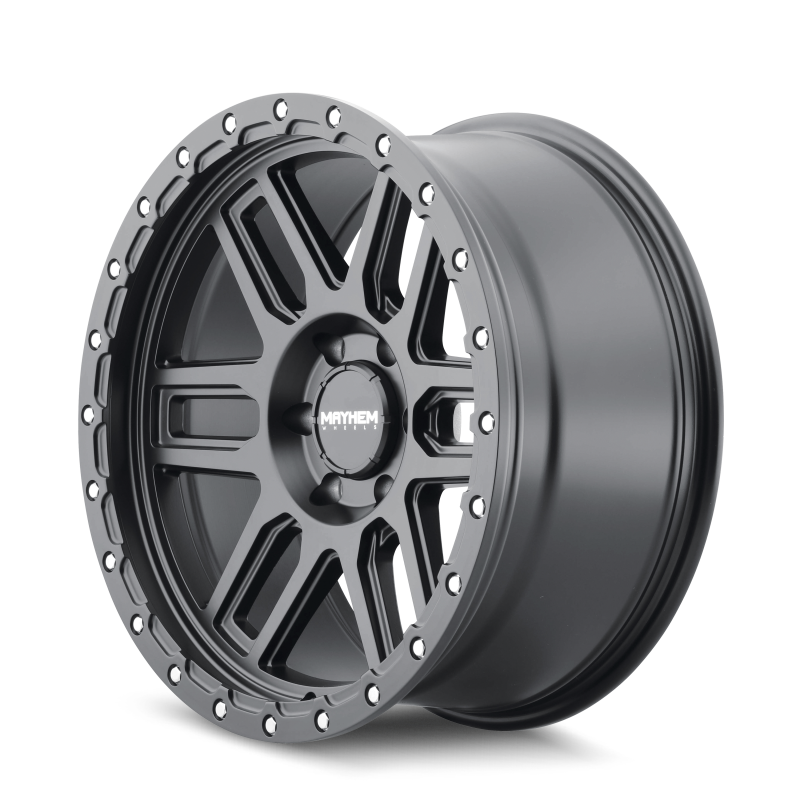 Mayhem 8304 Delta 20x9 / 5x127 BP / -12mm Offset / 78.1mm Hub Matte Black Wheel Mayhem