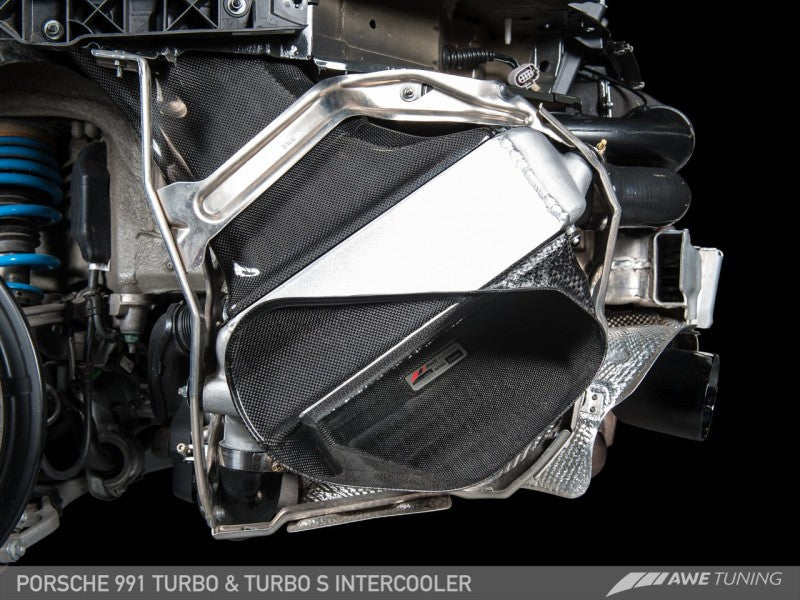 AWE Tuning Porsche 991 (991.2) Turbo/Turbo S Performance Intercooler Kit - eliteracefab.com