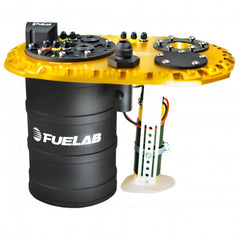 Fuelab Quick Service Surge Tank w/49442 Lift Pump & No Surge Pump - Gold