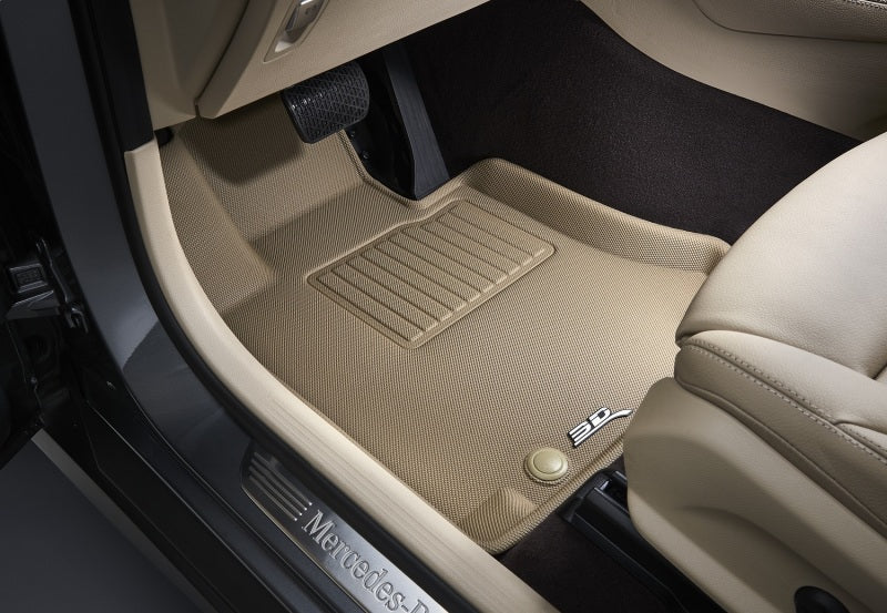 3D MAXpider L1CH02711502 2004-2012 Chevrolet/GMC Colorado/Canyon Crew Cab Kagu 1st Row Floormat - Tan