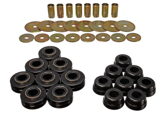 Energy Suspension Scout Ii Body Mounts - Black - eliteracefab.com