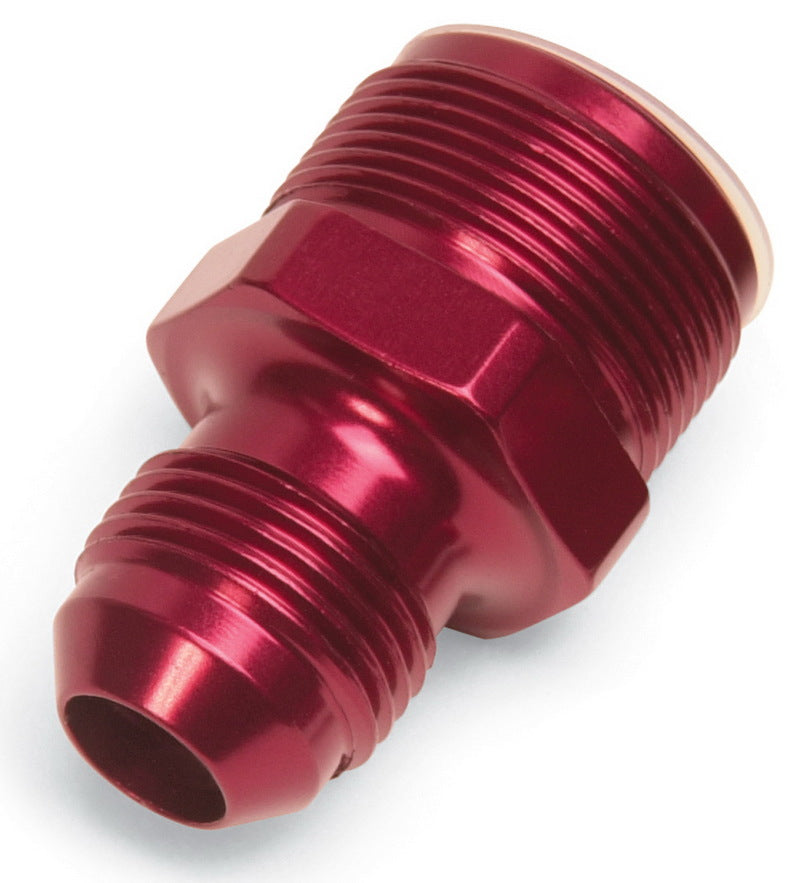 Russell Performance 1in-20 x 8 AN Male Flare Adapter (66-89 Edelbrock Q-Jets/75-89 Stock Q-Jets)