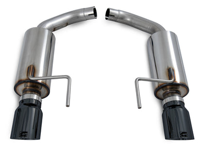 AWE Tuning S550 Mustang EcoBoost Axle-back Exhaust - Touring Edition (Diamond Black Tips) AWE Tuning