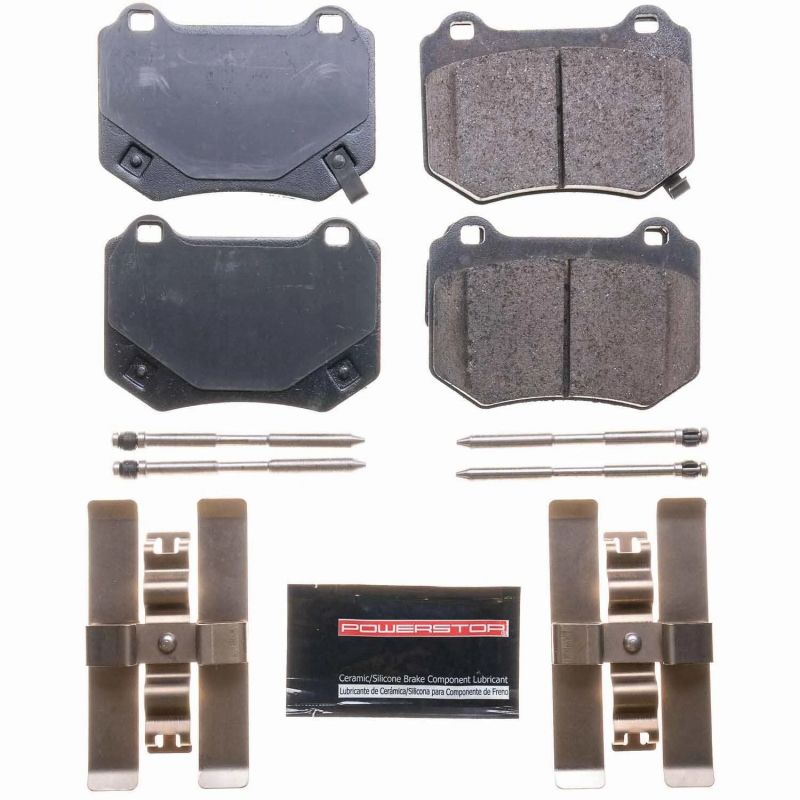 Power Stop 18-19 Subaru WRX STi Rear Z23 Evolution Sport Brake Pads w/Hardware - eliteracefab.com