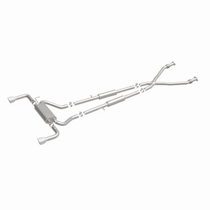 MagnaFlow 14 Infiniti Q50 V6 3.7L Cat-Back Polished Stainless Tips Dual Split Rear Exit Exhaust Magnaflow