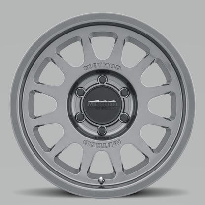 Method MR703 17x8.5 0mm Offset 6x5.5 106.25mm CB Gloss Titanium Wheel - eliteracefab.com