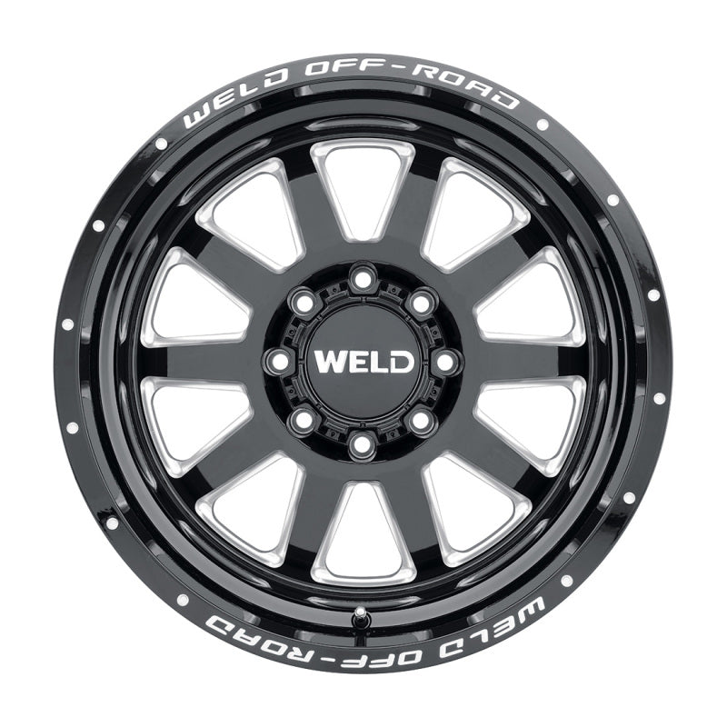 Weld Off-Road W102 20X10 Stealth 6X135 6X139.7 ET-18 BS4.75 Gloss Black MIL 106.1