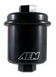 AEM 94-01 Acura Integra / 94-97 Honda Accord / 96-00 Civic / 97-01 Prelude Black Fuel Filter Kit