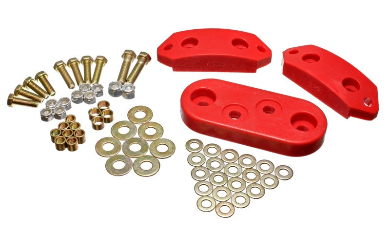 Energy Suspension 61-73 VW Beetle/70-73 Super Beetle Red Motor and Trans Mount Bushings (Inc H/W) - eliteracefab.com