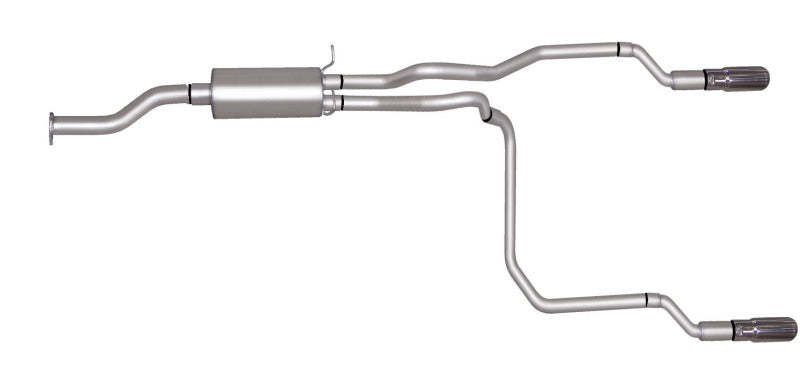 Gibson 98-99 Chevrolet S10 Base 4.3L 1.75in Cat-Back Dual Split Exhaust - Aluminized Gibson