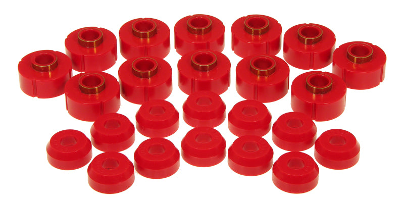 Prothane 63-91 Jeep Wagoneer Body Mount - Red - eliteracefab.com