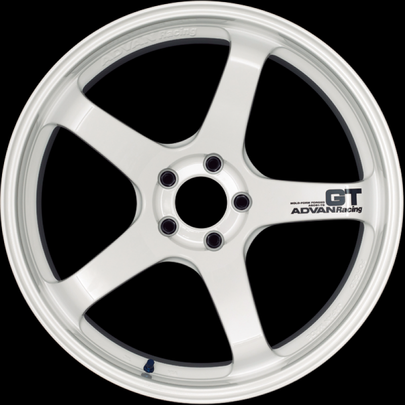 Advan YAQ9J22MWP GT Premium Version 19x9.5 +22 5-112 Racing White Wheel