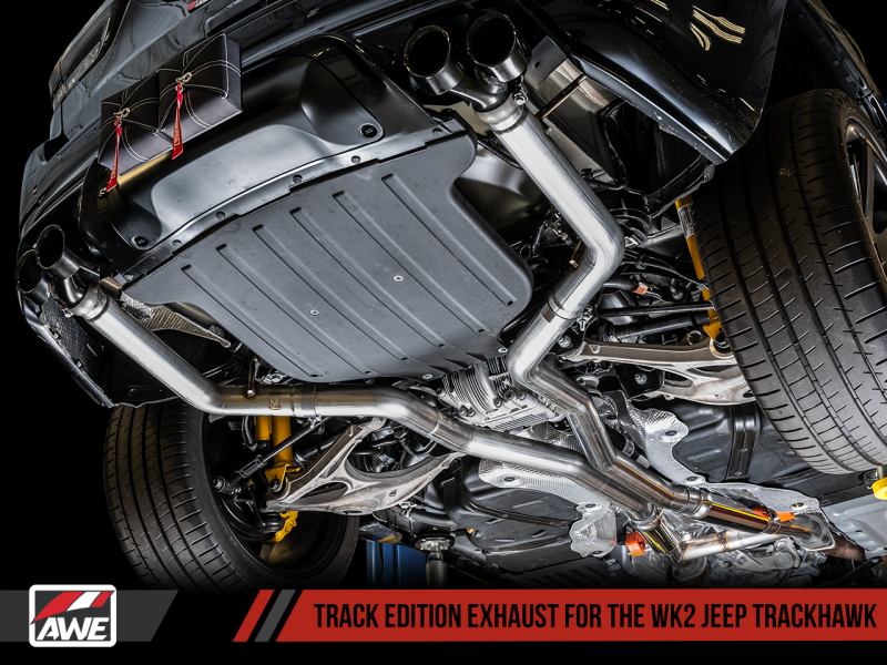 AWE Tuning 2020 Jeep Grand Cherokee SRT/Trackhawk Track Edition Exhaust - Use w/Stock Tips - eliteracefab.com