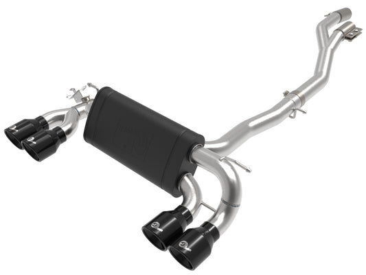 aFe MACHForce XP Exhausts Cat-Back SS 19-21 BMW M2 Competition L6-3.0L w/Black Tips aFe