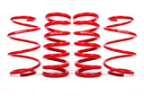 BMR 2015 - 2023 Mustang S550 Lowering Spring Kit (Set Of 4) - Red SPD763R