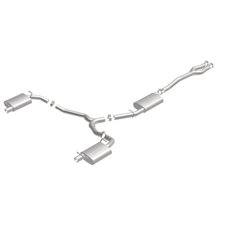 MagnaFlow Cat-Back SS Dual Split Rear Exit 2015 Dodge Charger/Chrysler 300C 3.6L V6 (Uses OEM Tips) Magnaflow