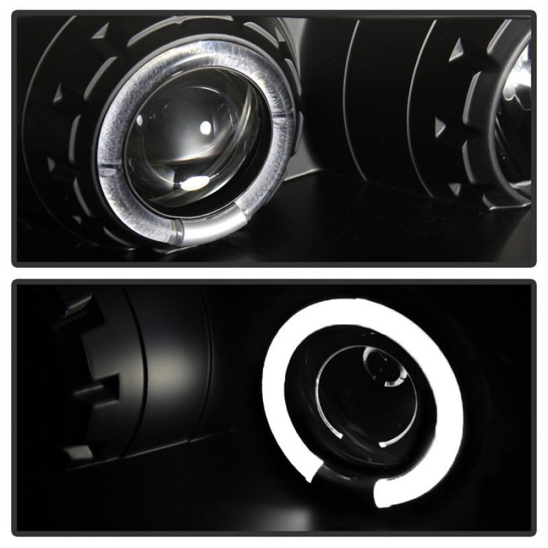 Spyder Mitsubishi Eclipse 97-99 Projector Headlights LED Halo Black High H1 Low H1 PRO-YD-ME97-HL-BK - eliteracefab.com